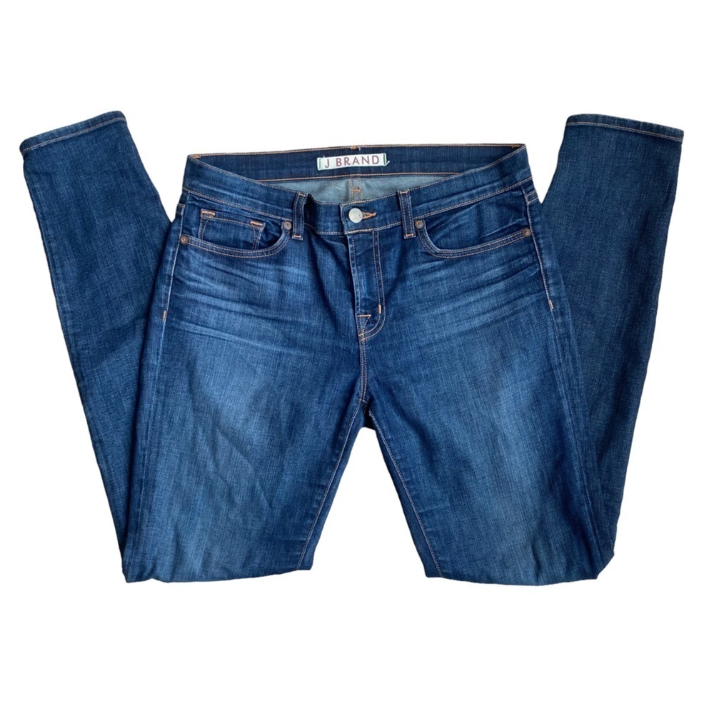J Brand Skinny Jeans in Medium Blue Wash